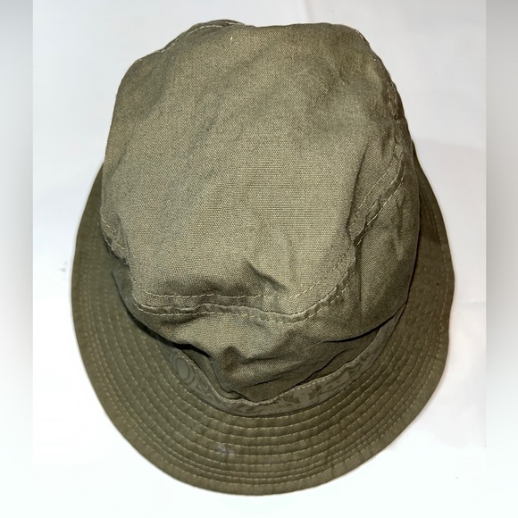 DPC army GREEN Canvas HAT L FLOPPY Sun CAP Beach Cotton Vented DORFMAN PACIFIC L - Picture 15 of 16